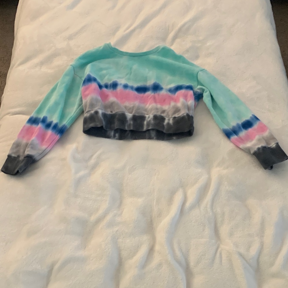 Colorful Tie-Dye Kids Sweatshirt